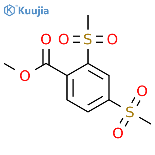 Methyl 2,4-bis(methylsulfonyl)benzoate structure