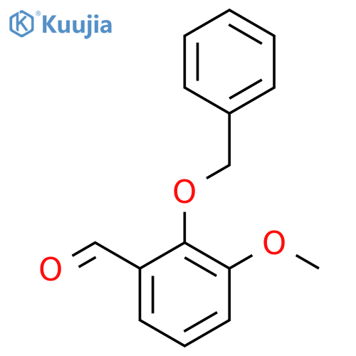 2-(Benzyloxy)-3-methoxybenzenecarbaldehyde structure