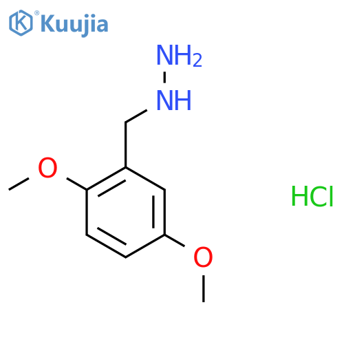 (2,5-Dimethoxybenzyl)hydrazine hydrochloride structure