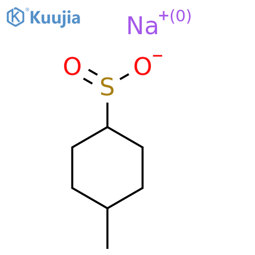Sodium 4-methylcyclohexane-1-sulfinate structure