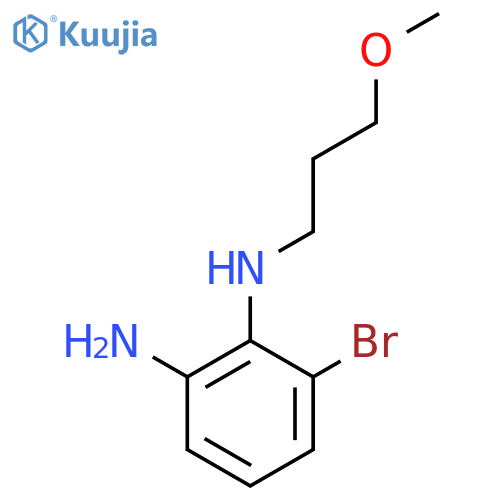 6-bromo-N1-(3-methoxypropyl)benzene-1,2-diamine structure