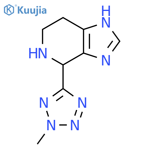 5-{3H,4H,5H,6H,7H-imidazo4,5-cpyridin-4-yl}-2-methyl-2H-1,2,3,4-tetrazole structure