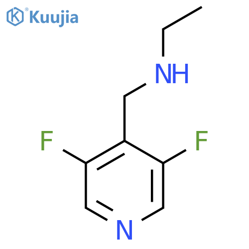 [(3,5-Difluoropyridin-4-yl)methyl](ethyl)amine structure