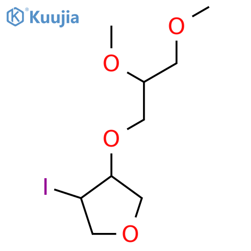 3-(2,3-Dimethoxypropoxy)-4-iodooxolane structure