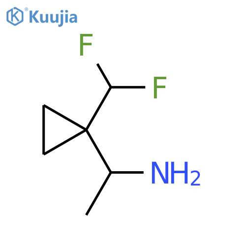 1-(1-(Difluoromethyl)cyclopropyl)ethan-1-amine structure