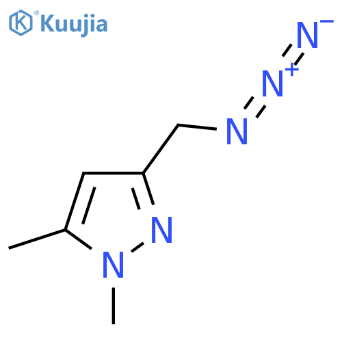 3-(azidomethyl)-1,5-dimethyl-1H-pyrazole structure