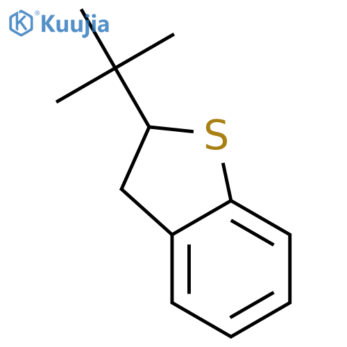 Benzo[b]thiophene, 2-(1,1-dimethylethyl)-2,3-dihydro- structure