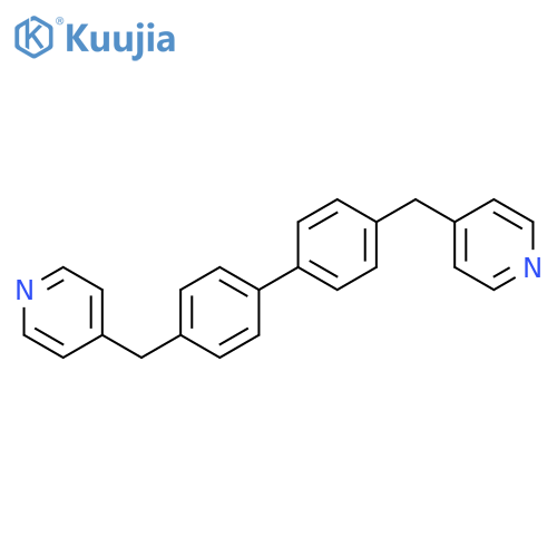 Pyridine, 4,4'-[[1,1'-biphenyl]-4,4'-diylbis(methylene)]bis- structure