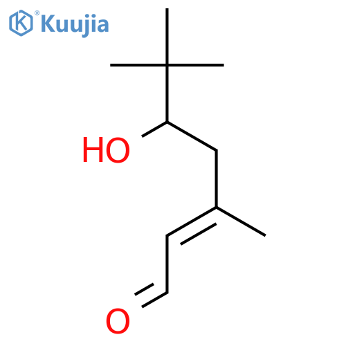 2-Heptenal, 5-hydroxy-3,6,6-trimethyl-, (E)- structure