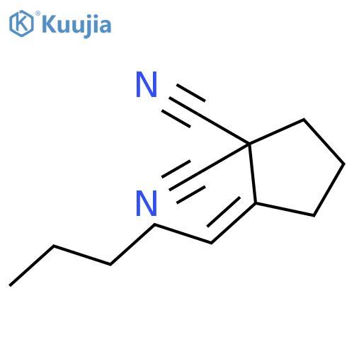 1,1-CYCLOPENTANEDICARBONITRILE, 2-PENTYLIDENE-, (Z)- structure