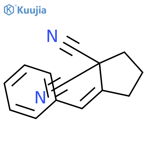 1,1-Cyclopentanedicarbonitrile, 2-(phenylmethylene)-, (2Z)- structure