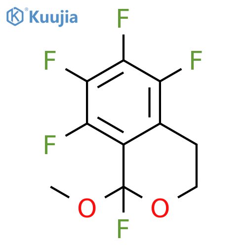 1H-2-Benzopyran, 1,5,6,7,8-pentafluoro-3,4-dihydro-1-methoxy- structure