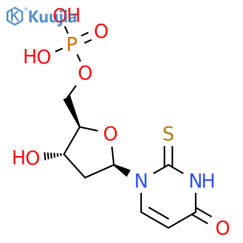 5'-Uridylic acid, 2'-deoxy-2-thio- structure