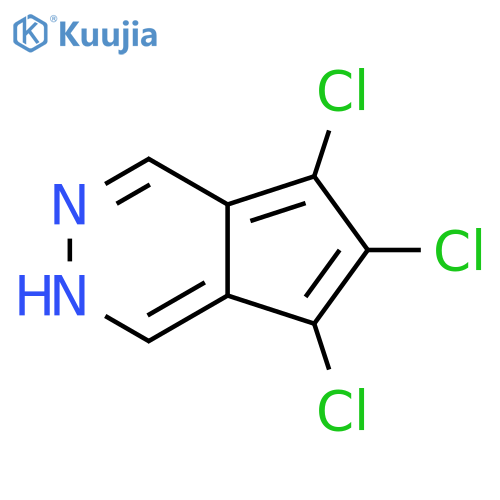 5,6,7-trichloro-2H-Cyclopenta[d]pyridazine structure