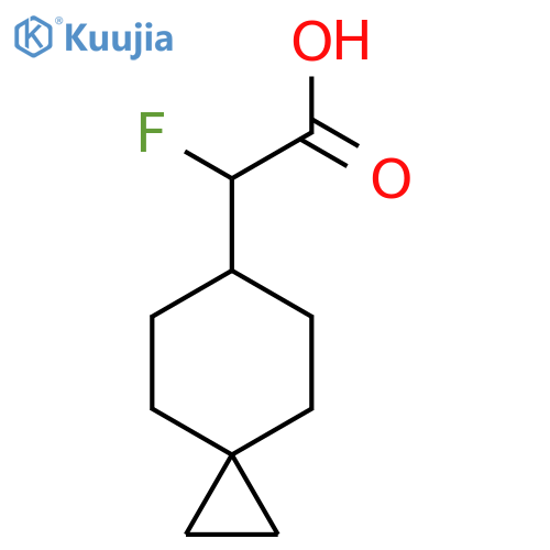 2-fluoro-2-{spiro2.5octan-6-yl}acetic acid structure