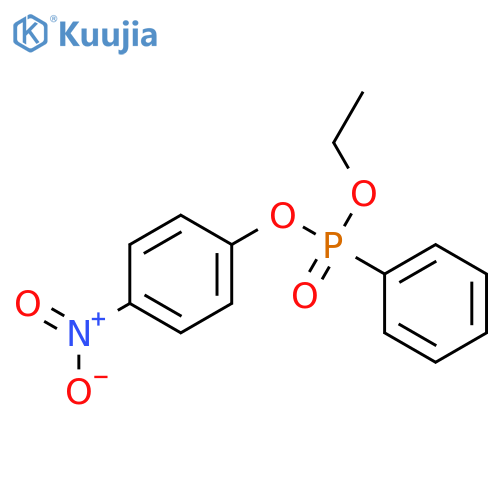 Phosphonic acid,P-phenyl-, ethyl 4-nitrophenyl ester structure
