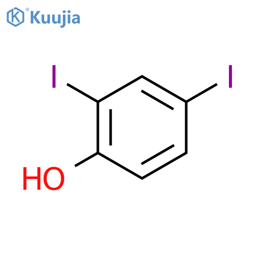 Phenol, 2,4-diiodo- structure