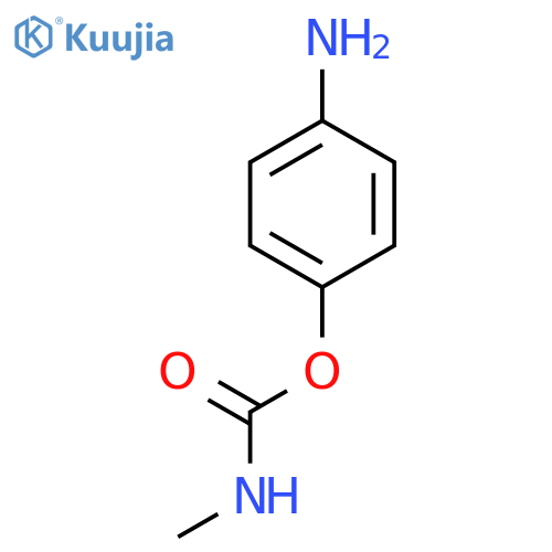 Carbamic acid, methyl-, 4-aminophenyl ester structure