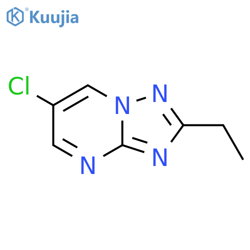 6-chloro-2-ethyl-1,2,4triazolo1,5-apyrimidine structure