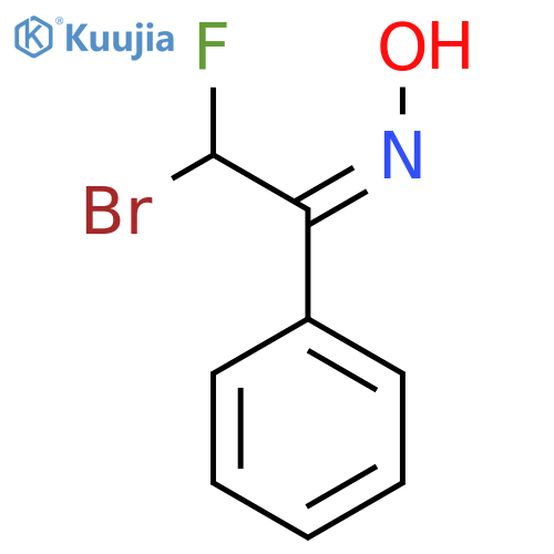 Ethanone, 2-bromo-2-fluoro-1-phenyl-, oxime, (1Z)- structure