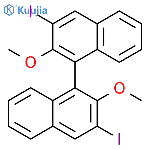1,1'-Binaphthalene, 3,3'-diiodo-2,2'-dimethoxy- structure