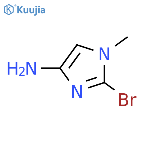 2-bromo-1-methyl-1H-imidazol-4-amine structure