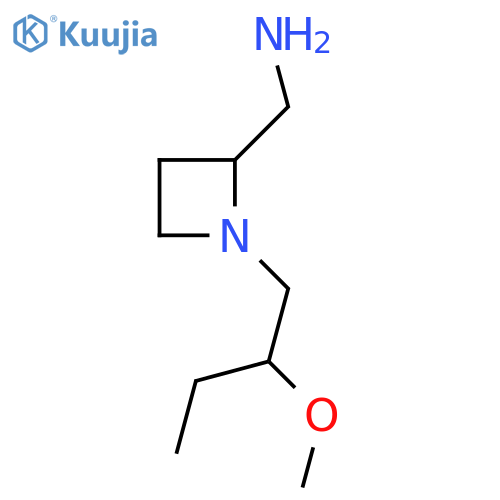 1-(2-methoxybutyl)azetidin-2-ylmethanamine structure