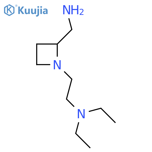 {1-2-(diethylamino)ethylazetidin-2-yl}methanamine structure