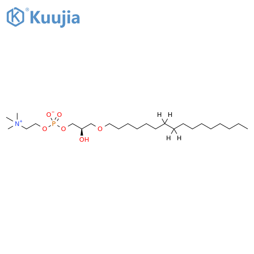 1-O-HEXADECYL-(7,7,8,8-D4)-SN-GLYCERYL-3-PHOSPHORYLCHOLINE structure