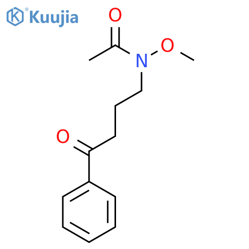 Acetamide, N-methoxy-N-(4-oxo-4-phenylbutyl)- structure