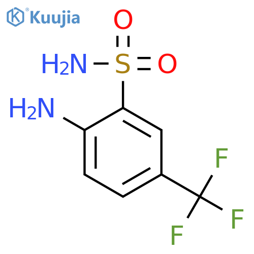 Benzenesulfonamide, 2-amino-5-(trifluoromethyl)- structure