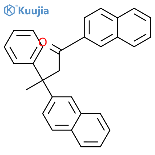 1-BUTANONE, 1,3-DI-2-NAPHTHALENYL-3-PHENYL- structure