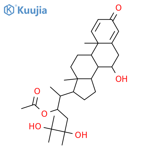 7,22,24,25-Tetrahydroxyergosta-1,4-dien-3-one; (7α,22R,24ξ)-form, 22-Ac structure