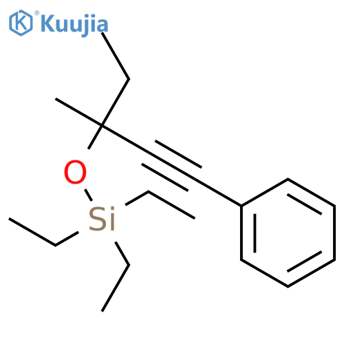 SILANE, TRIETHYL[(1-ETHYL-1-METHYL-3-PHENYL-2-PROPYNYL)OXY]- structure