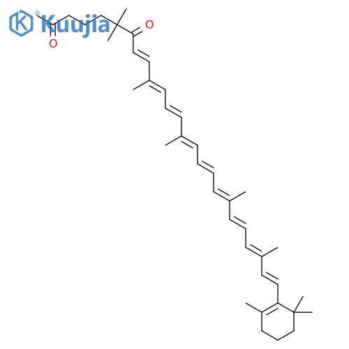 8,10,12,14,16,18,20,22,24-Pentacosanonaene-2,7-dione,6,6,10,14,19,23-hexamethyl-25-(2,6,6-trimethyl-1-cyclohexen-1-yl)-,(8E,10E,12E,14E,16E,18E,20E,22E,24E)- structure