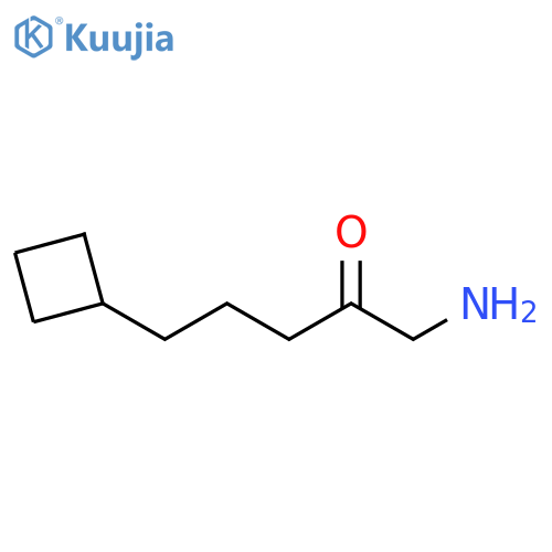 2-Pentanone, 1-amino-5-cyclobutyl- structure