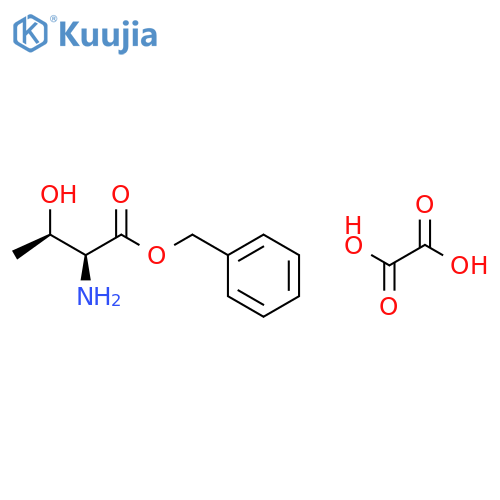 (2S,3R)-Benzyl 2-amino-3-hydroxybutanoate oxalate structure