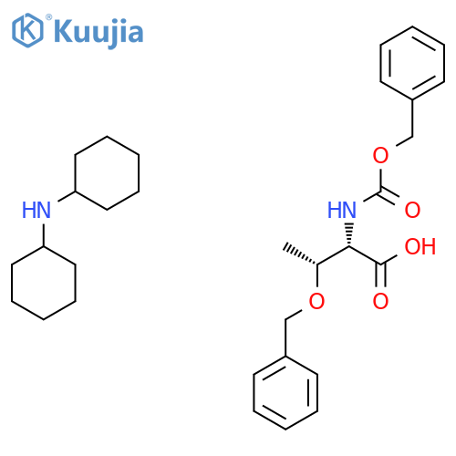 Z-Thr(Bzl)-OH·DCHA structure