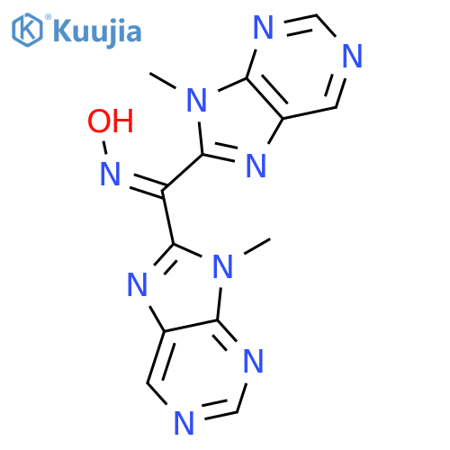 Methanone, bis(9-methyl-9H-purin-8-yl)-, oxime structure