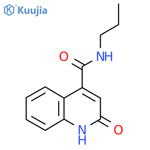 2-Hydroxy-N-propylquinoline-4-carboxamide structure
