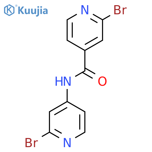 2-Bromo-N-(2-bromopyridin-4-yl)pyridine-4-carboxamide structure