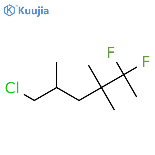 Hexane, 1-chloro-5,5-difluoro-2,4,4-trimethyl- structure