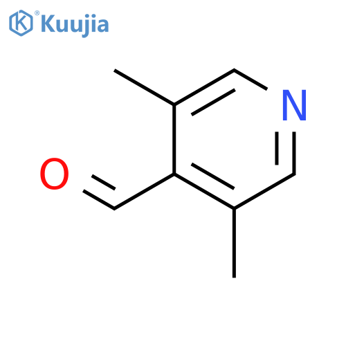 3,5-dimethylpyridine-4-carbaldehyde structure