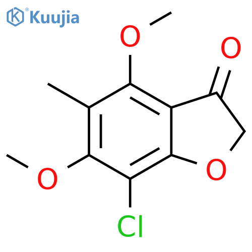 3(2H)-Benzofuranone, 7-chloro-4,6-dimethoxy-5-methyl- structure
