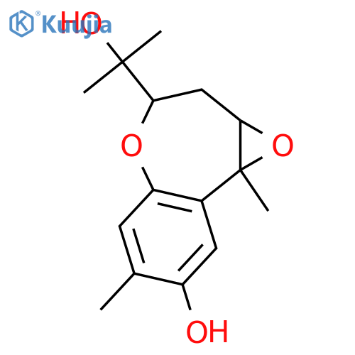 5,10:7,8-Diepoxy-1,3,5-bisabolatriene-2,11-diol; (7R,8S,10R)-form structure