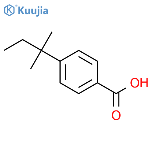 4-(2-methylbutan-2-yl)benzoic Acid structure
