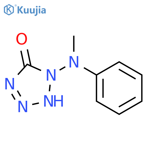 5H-Tetrazol-5-one, 1,2-dihydro-1-(methylphenylamino)- structure