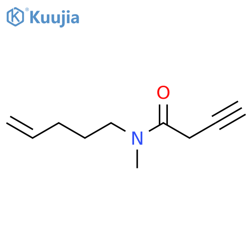 N-methyl-N-(pent-4-en-1-yl)but-3-ynamide structure