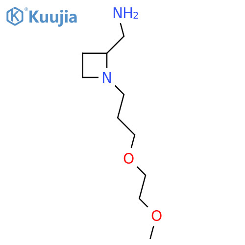 {1-3-(2-methoxyethoxy)propylazetidin-2-yl}methanamine structure