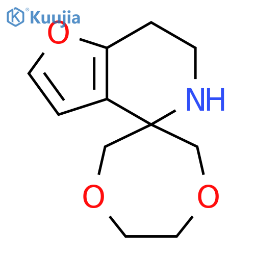 6',7'-dihydro-5'H-spiro1,5-dioxepane-3,4'-furo3,2-cpyridine structure